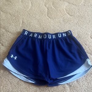 Under Armour Women's Navy Blue Athletic Shorts